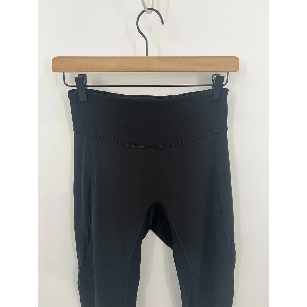 lululemon nulu mesh panel leggings black
